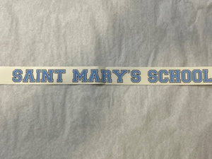 Saint Mary's School decal sticker