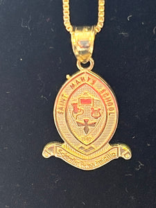 Charm Necklace, 18K Crest